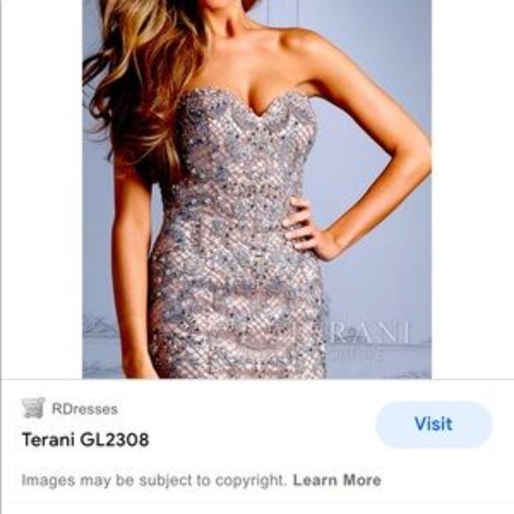 Stunningly gorgeous Terani dress - Picture 7 of 7